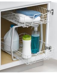 Buy ClosetMaid 3609 2 Tier 14-Inch Kitchen Cabinet Organizer, White by ClosetMaid