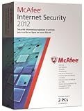 McAfee internet security 2012 (3 postes, 1 an) - mise à jour