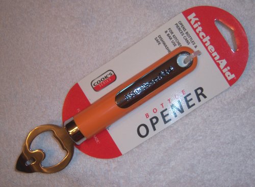 KitchenAid Tangerine Orange Cook's Series Can Piercing Bottle Opener
