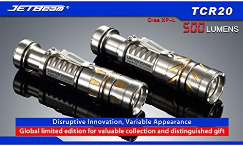 JetBeam TCR20 Global Limited Edition CREE XP-L 500lm LED Flashlight