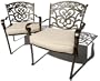 Strathwood St. Thomas Cast-Aluminum Deep-Seating Arm Chair, Set of 2