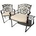 Strathwood St. Thomas Cast-Aluminum Deep-Seating Arm Chair, Set of 2