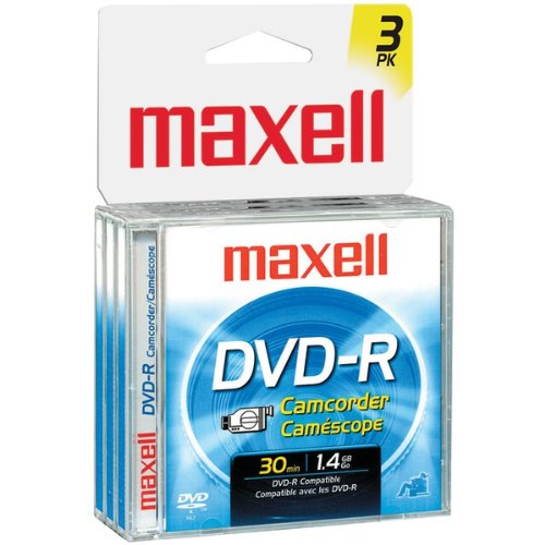 Maxell Dvd-R Camcorder 1.4gb 3 Pack