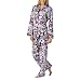 Nick & Nora® Women's Snow Owls PJ Set - Purple XXL