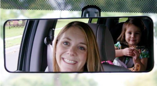 Pikibu 180-Degree View High Definition Clarity Baby Car Mirror, Black by Pikibu