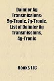 Daimler AG Transmissions: 5g-Tronic, 7g-Tronic, List of Daimler AG Transmissions, 4g-Tronic