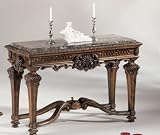 Old World Dark Brown Casa Mollino Sofa Console Table
