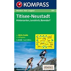 Titisee, Neustadt: Hinterzarten, Lenzkirch, Bonndorf. Wandern/ Rad / Langlauf. GPS-genau. 1:25.000