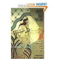 Bodies That Matter: On the Discursive Limits of "Sex"