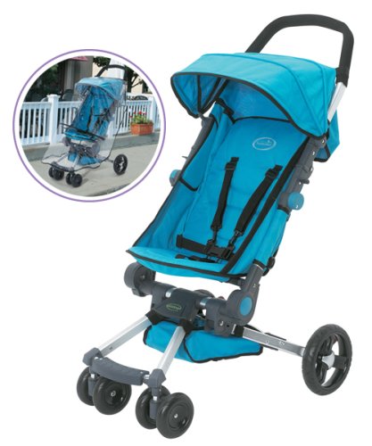 Summer Infant Quick Smart Easy Fold Stroller With Weathershield Blue Sky