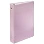 Aurora Products Personal Binder Nickel Ring, 6.38 x 1.38 x 9 Inches, Pink Mallory (09445-6)