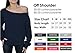 Awkwardstyles Addicted White Leaf Off The Shoulder Slouchy Sweater Sweatshirt
