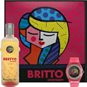 Britto Woman by Romero Britto for Women 2 Piece Set Includes: 4.2 oz Eau de Parfum Spray + Britto Watch
