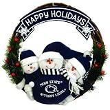 Penn State Nittany Lions Wreath 3 Snowmen 20