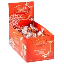 Lindt Lindor Truffles Peanut Butter Chocolate, 60-Count Box