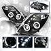 06-Up TOYOTA YARIS 3D Dual Halo Projector LED Headlights Image