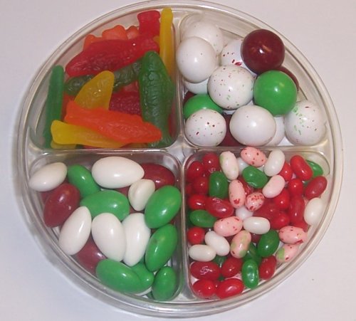 Scott's Cakes 4-Pack Christmas Mix Jelly Beans, Christmas Jordan Almonds, Christmas Malt... by Scott's Cakes
