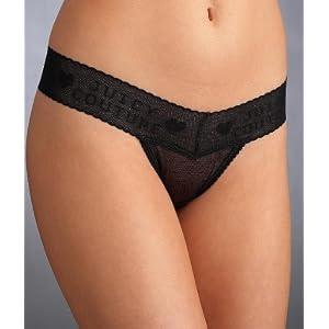 Juicy Couture Lace & Swiss Dot Thong Panty