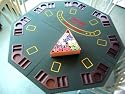 NEW 4 Fold Poker/Black Jack Felt Table & 400 Chips Set