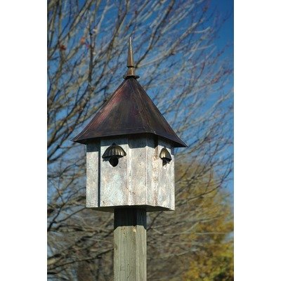 Avian Meadows Bird House Copper Roof