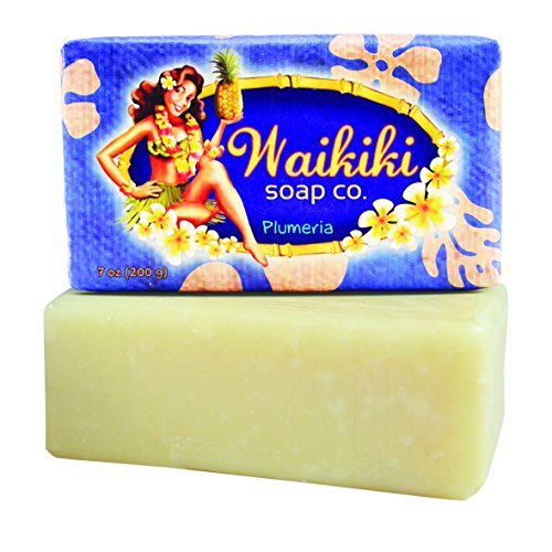 Waikiki - Natural Bar Soap, Plumeria/Frangipani, 7 Oz