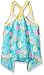 Little Lass Girls' 2 Piece Bike Short Set Tropical