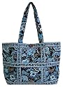 Vera Bradley Java Blue Large Tic Tac Tote