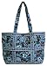 Vera Bradley Java Blue Large Tic Tac Tote