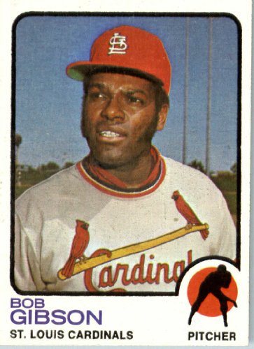 1973 Topps # 190 Bob Gibson St. Louis Cardinals Baseball Card - In a protective screwdown case!