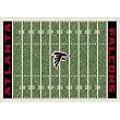NFL Team Home Field Novelty Rug Rug Size: 10'9" x 13'2", NFL Team: Atlanta Falcons