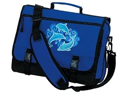 DOLPHINS Messenger Bag Dolphin School Bags or Briefcase Laptop Bags - Best Unique GIFT IDEA for Men Ladies Him Her Students Alumni Women or a Child