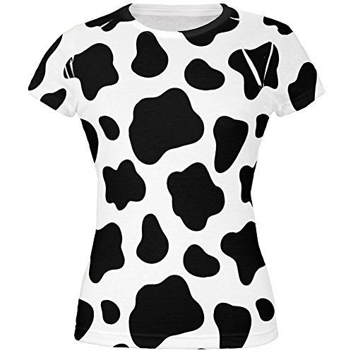 Cow Pattern Costume All Over Juniors T-Shirt