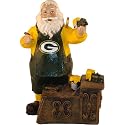 Green Bay Packers Team Workshop Santa Ornament NFL Football Fan Shop Sports Team Merchandise