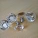 Get Orange 8 Pcs 40mm Diamond Crystal Glass Alloy Door Drawer Cabinet Wardrobe Pull Handle Knobs -with 3 kinds of Screws