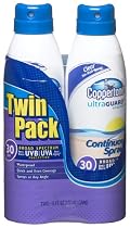 Coppertone Ultraguard Spf 30 Continuous Spray Clear Twin Pack , 6-Ounce Cans