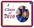 Class of 2010 (Burgundy) - Photo Magnet Frame
