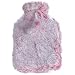2L Hot Water Bottle With Super Soft Fluffy Pink Cover