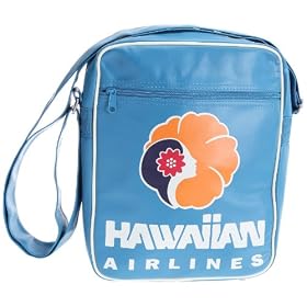 sac bandoulière vintage Logoshirt Hawaiian Airlines Sac band