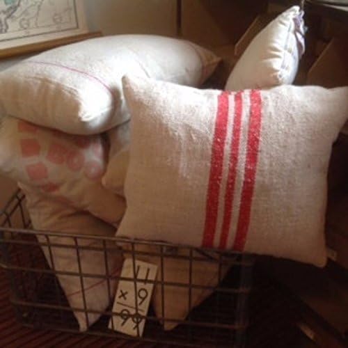 Authentic Grain Sack Pillow