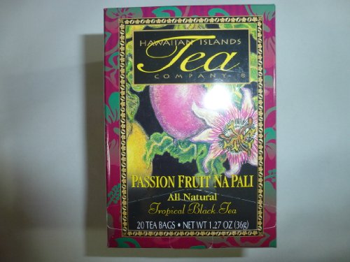 Hawaiian Islands Passion Fruit Na Pali Black Tea 20 Tea Bags
