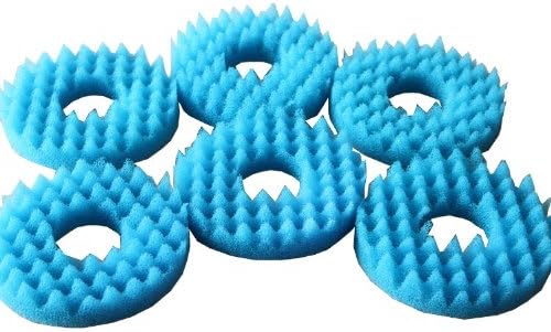 Generic Foam Sponge Filter Media Fits The Hozelock Bioforce 3000 5500 8000 Filter (Pack Of 6)