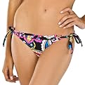 Xhila Paisly Side Tie Bttm - Pink, Blck
