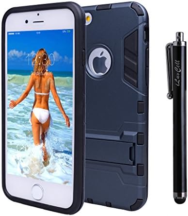 iPhone 6s Case, iPhone 6 Case, iLuvCell Ultra Slim iPhone 6/6S Robotic Armor and Robo FORMER[ROBOTIC-CASE] Case for iPhone 6/6S [Shockproof Case] - (Dark Blue)