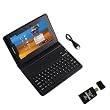 Bluetooth Keyboard + Leather case for Blackberry Playbook Plus AGPtek USB 2.0 All-in-one Card Reader-Black