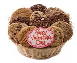 Gourmet Food : Happy Valentine's Day Mixed Cookie Basket, 12
