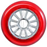 YAK Scooter Wheel Red-Silver 100mm