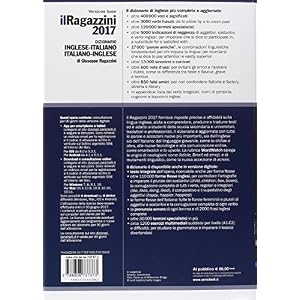Il Ragazzini 2017. Dizionario inglese-italiano, italiano-inglese