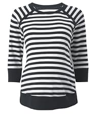 3/4 Sleeve Double Layer Nursing Top