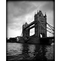 Tower Bridge London England Black and White Print LNBW2039 8x10