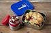 LunchBots Uno Stainless Steel Food Container, Blue